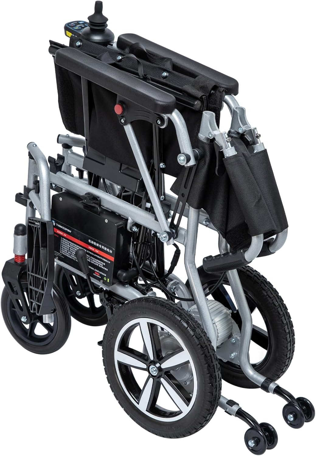 Lightweight Foldable Electric Wheelchair with Removable Battery – 10 Mile Range